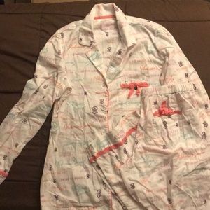 Victoria’s Secret flannel PJ set size large
